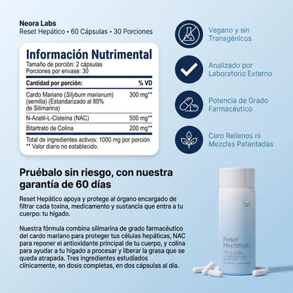 Reset Hepático - Soporte y Recuperación del Hígado